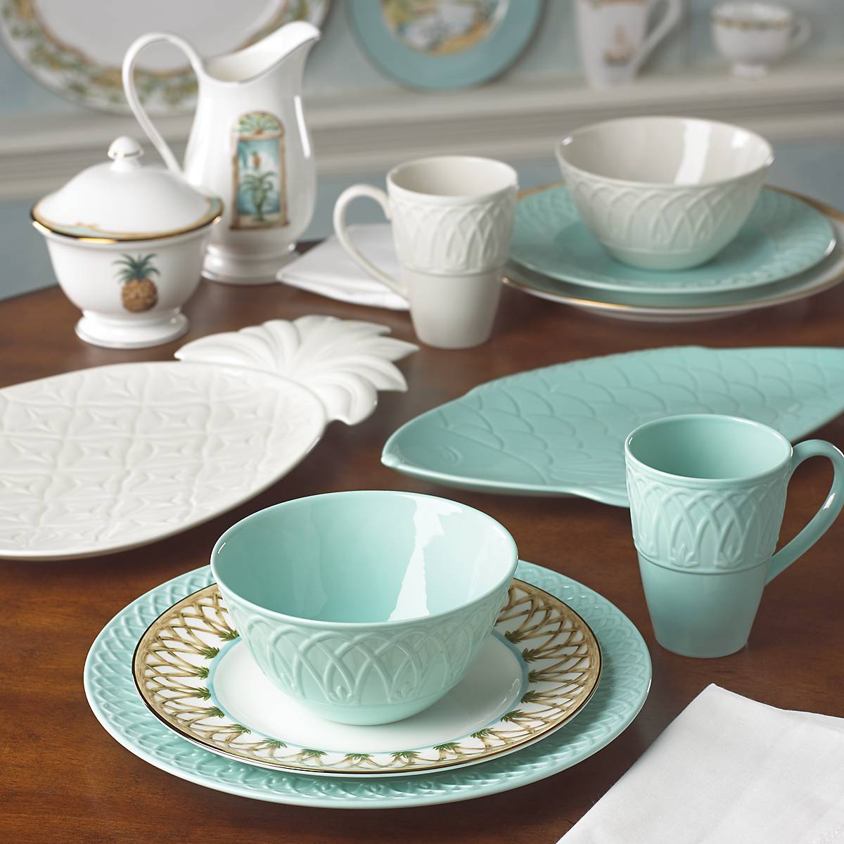 British Colonial Bamboo Accent Plate