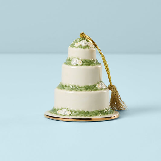 Personalized 1st Christmas Cake Ornament
