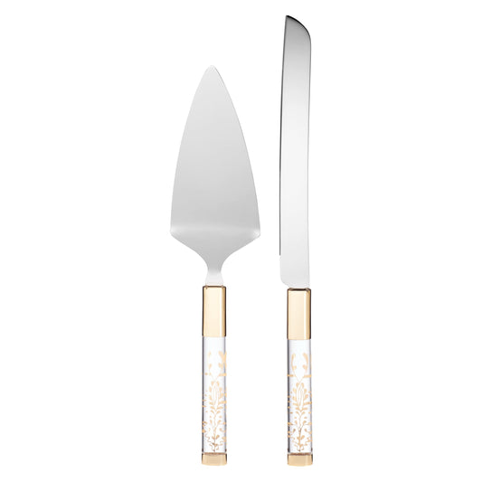 Opal Innocence 2-Piece Cake Knife & Server Set