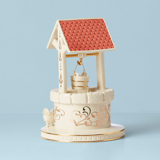 First Blessing Nativity Town Water Well Figurine
