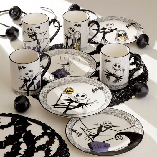 Nightmare Before Christmas Accent Plates, Set of 4