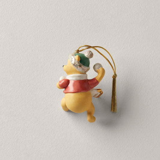 Personalized Pooh's Winter Fun Ornament