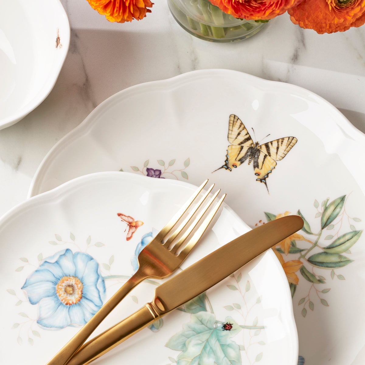 Butterfly Meadow 24-Piece Dinnerware Set