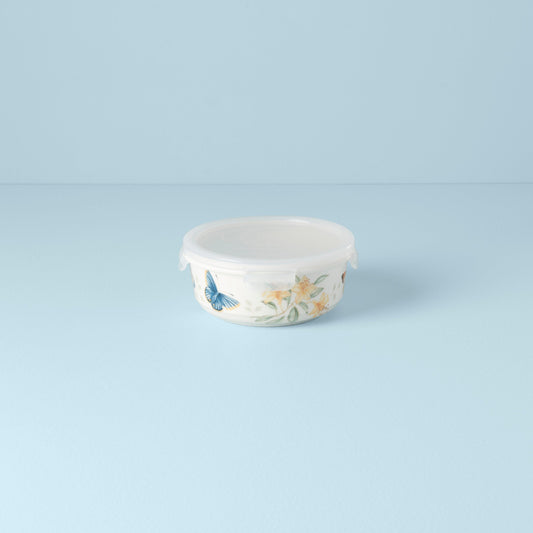 Butterfly Meadow Large Round Container