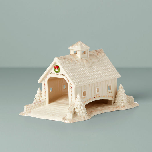 Mistletoe Park Covered Bridge Figurine