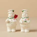 Happy Holly Days Snowmen Salt & Pepper Set