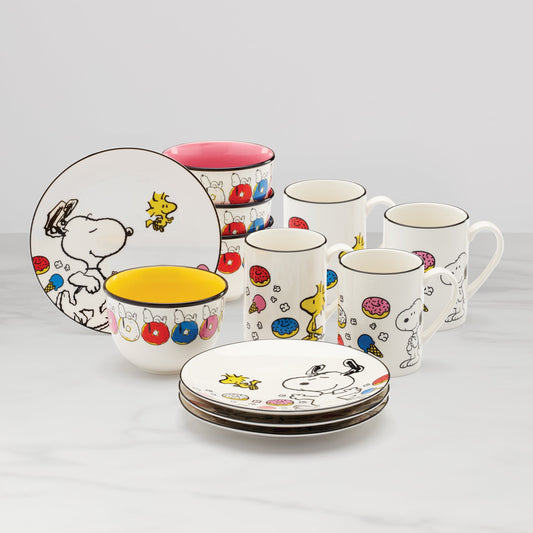 Chef Snoopy 12-Piece Dessert Set