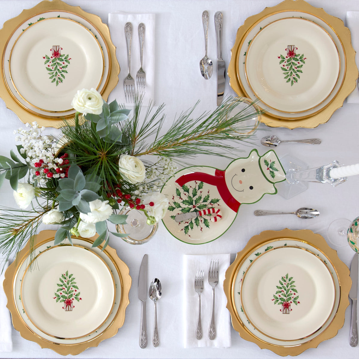 Holiday 12-Piece Plate & Bowl Set