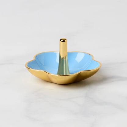 Make It Pop Blue Metal Ring Dish