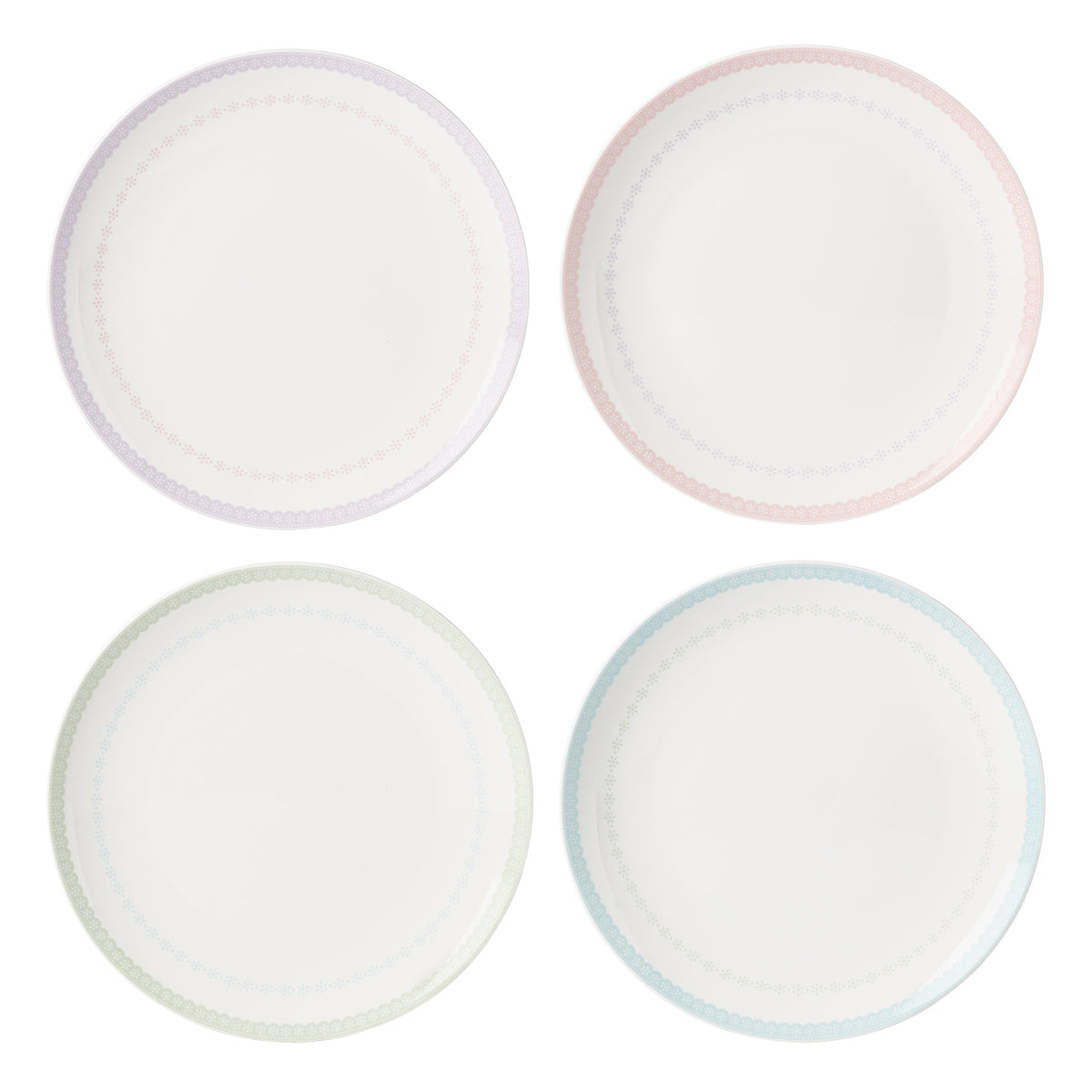 Bunny Hop Dinner Plates, Set of 4