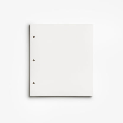 White Photo Album Paper, 10 Pages