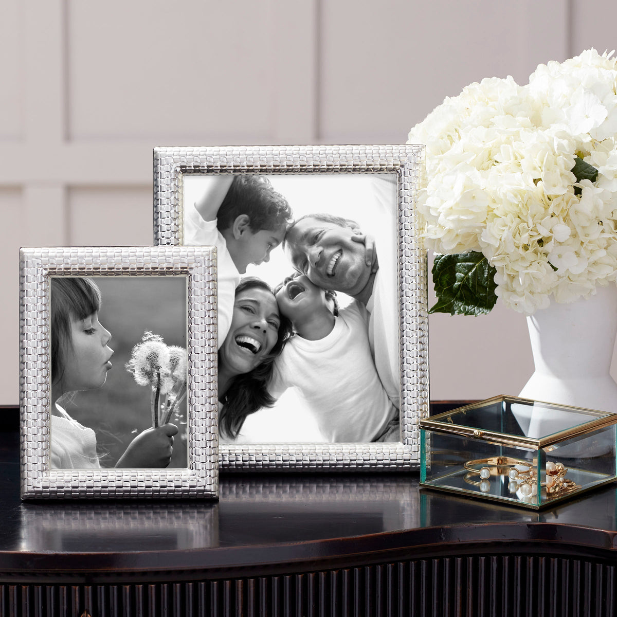 Watchband Silver 5x7 Photo Frame